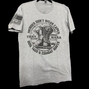 NWOT Til Vahalla Project Men’s Gray Graphic T-Shirt